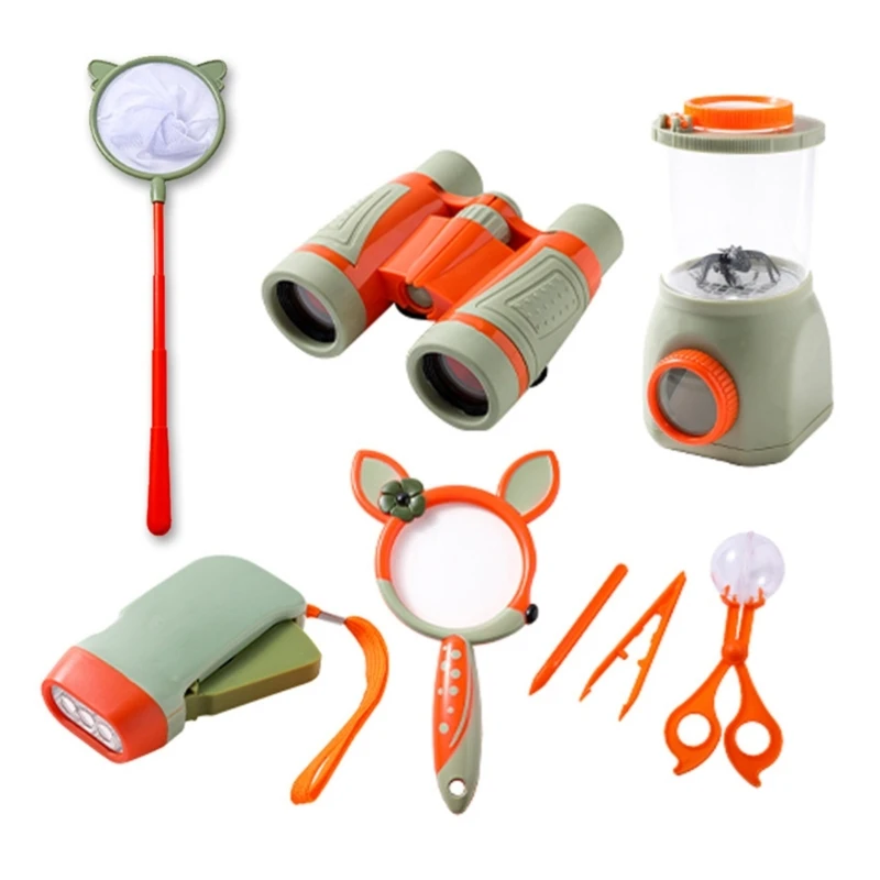 Kid Outdoor Set Insect Catching Observation Tools Nature Exploration Children Games Lens Insect Catcher