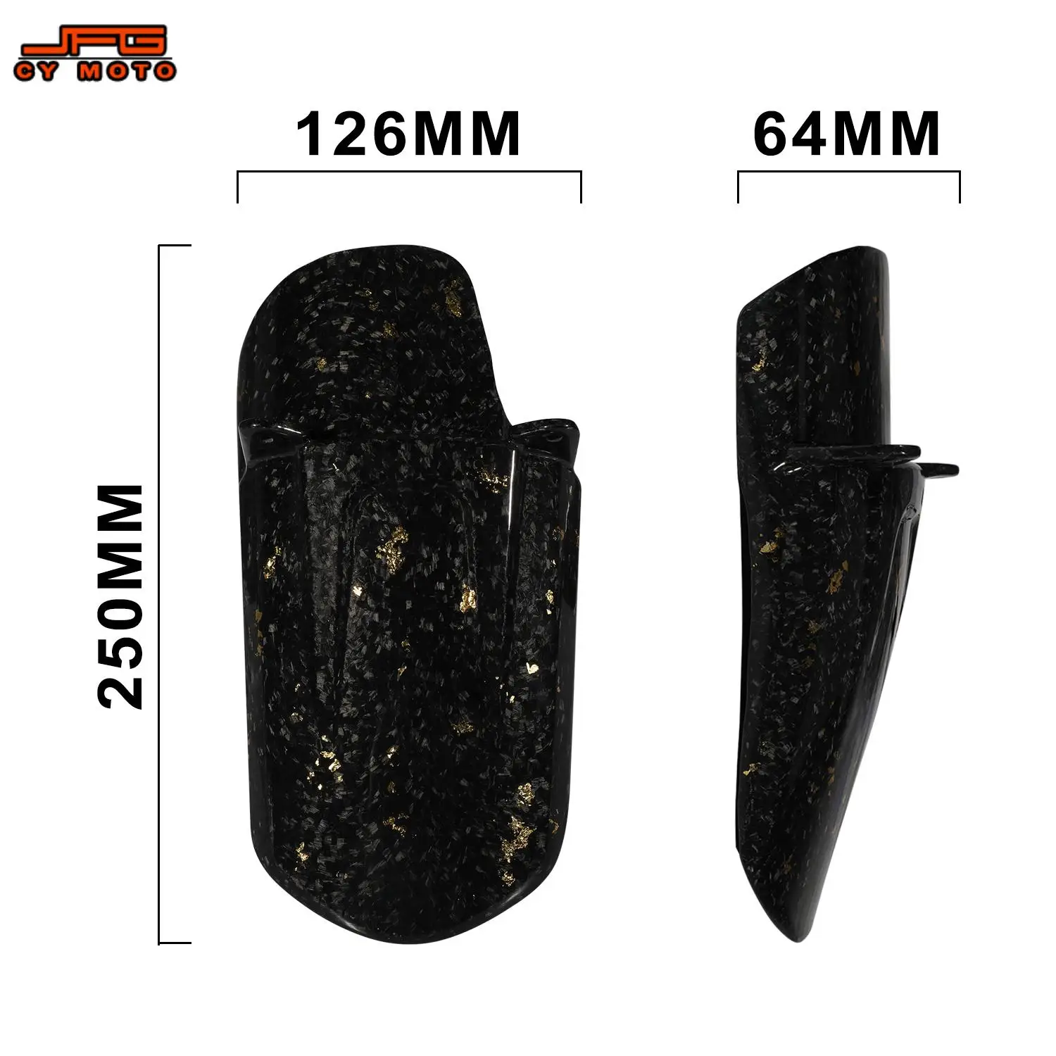 Funparts Rear Fender Mudguard Motorcycles Accessories Carbon Fiber For Sur-Ron S X Segway X160 X262 Electric Vehicle Dirt Bike