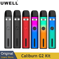 Original Uwell Caliburn G2 Kit 18W Pod Vape 750mAh Battery 2ml Cartridge Fit Caliburn G G2 Coil Electronic Cigarette Vaporizer