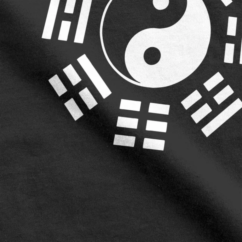 Men Yin Yang Tshirt Ching Kungfu Art Chinese T Shirt Tai Chi 100% Cotton Clothing Awesome Short Sleeve Tees Best Gift T-Shirt