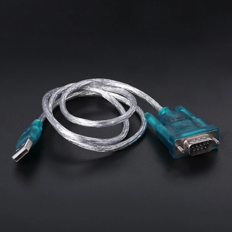 محول RXJC USB إلى منفذ تسلسلي RS232 9 Pin DB9 كابل منفذ COM التسلسلي