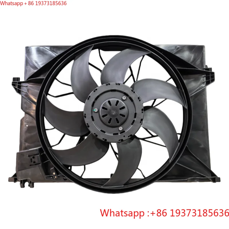 Engine Cooling Fan Assembly for Mercedes-Benz W221 S550 CL550 07-13 OE A2215000493 A2215000993 A2215001193 Radiator Cooling Fan