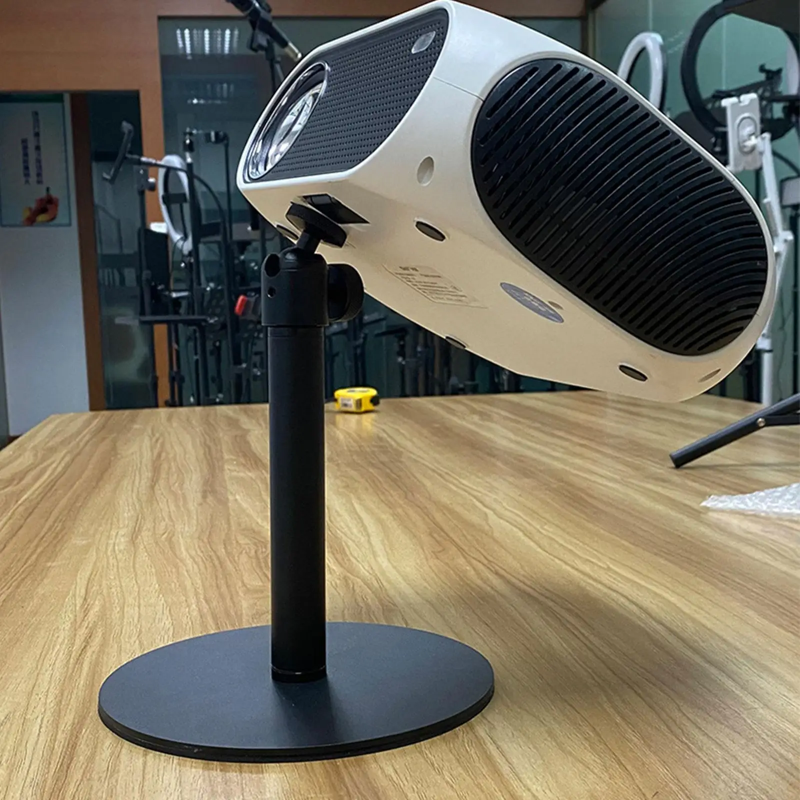 Soporte para proyector de escritorio, resistente, profesional, ahorro de espacio, portátil, para negocios, hogar, viajes, escenario, estudio, oficina