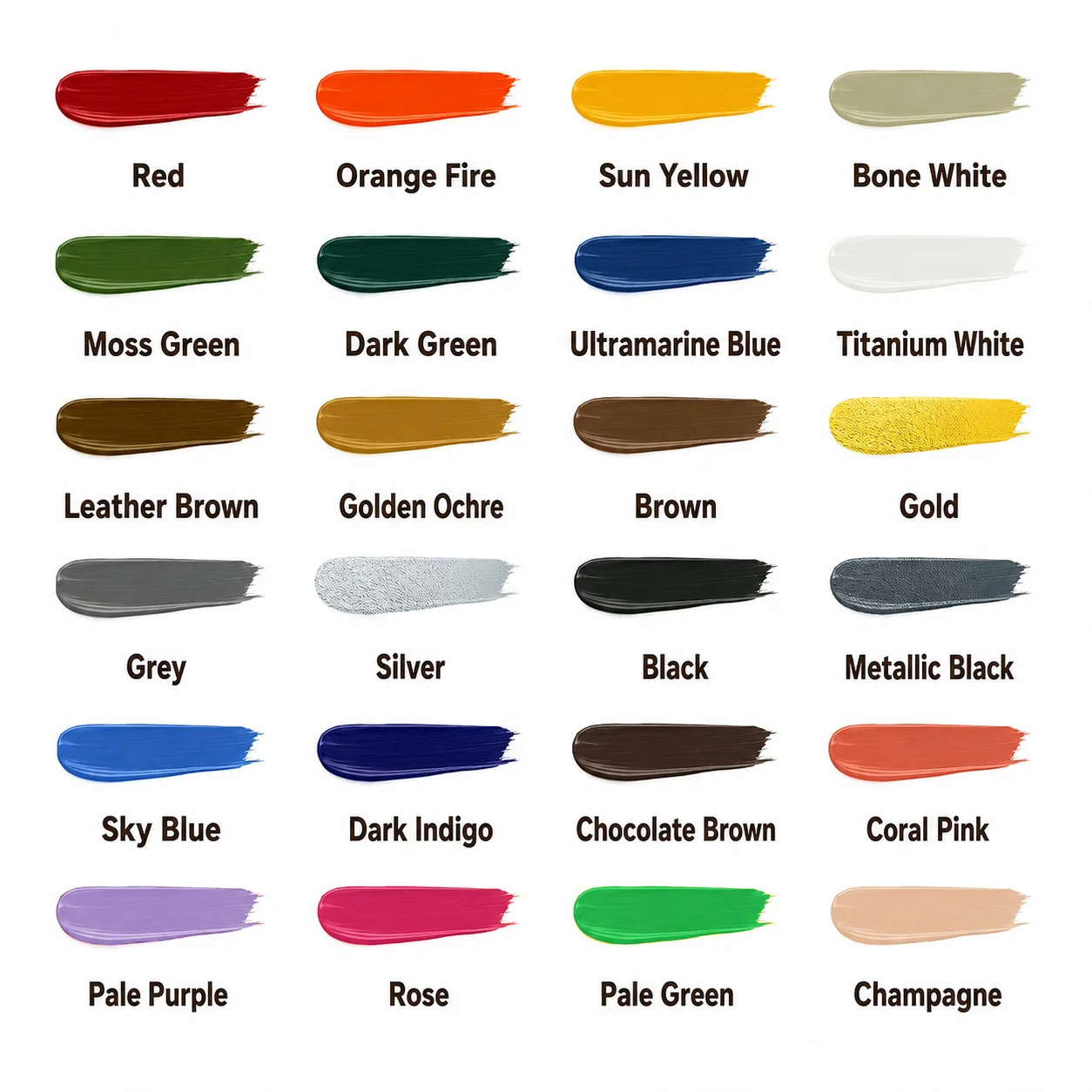 24 Colors 20ml Model Paint Set Acrylic Pigment for Miniature Figure Hand Painting Airbrush Model Hobby Coloring Art Supplies