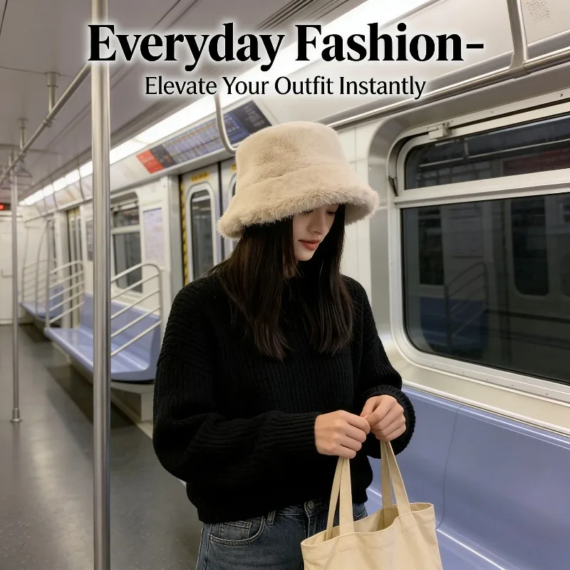 

Новая осенне-зимняя теплая панама с большими полями в японском стиле, универсальная защитная шапка для лица для похудения и ушей