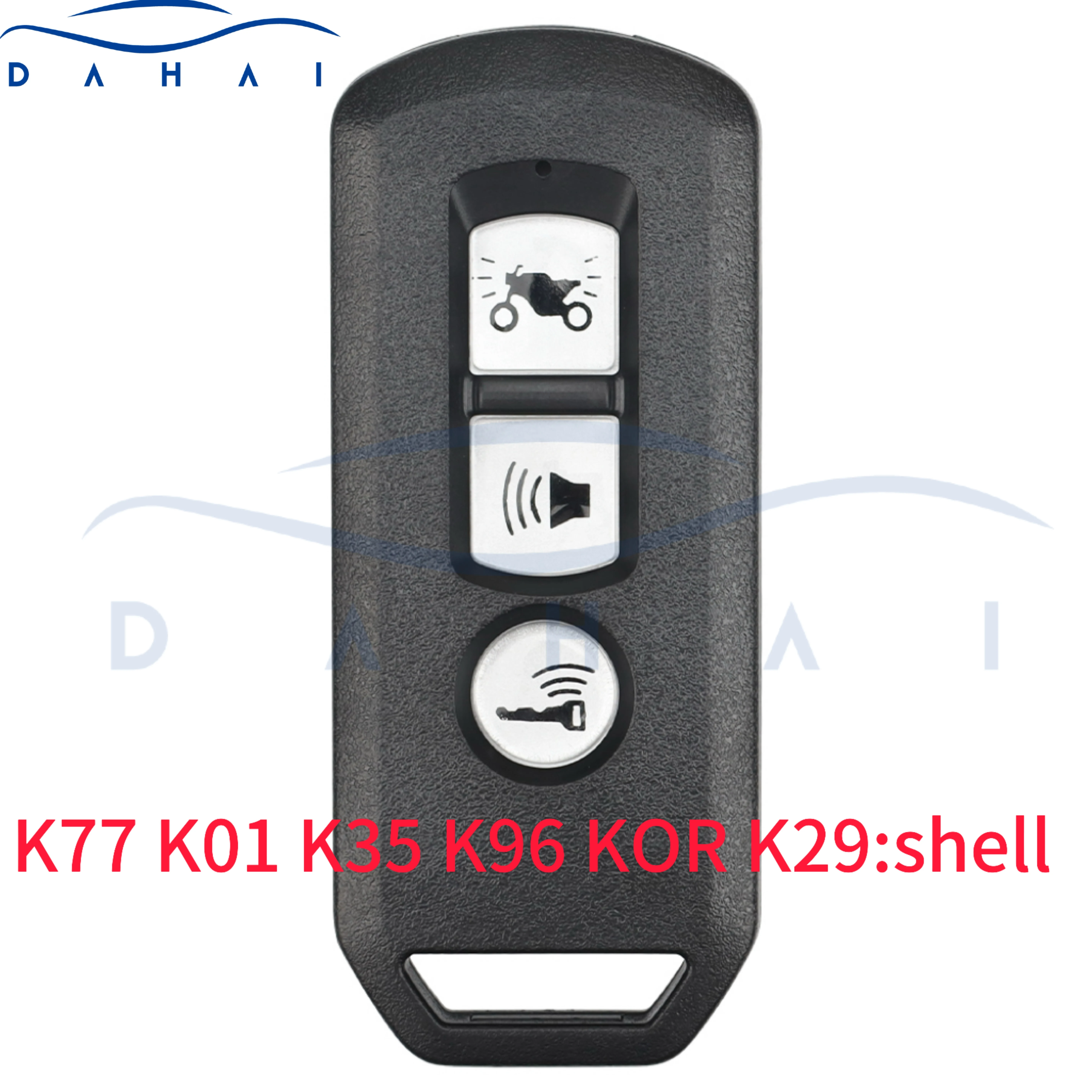 dahai Remote Key Housing Fob, Fit para Honda K35V3 ADV SH 150 Forza 300 125 PCX150 2018, Scooter de motocicleta K01 K77 K96 K97