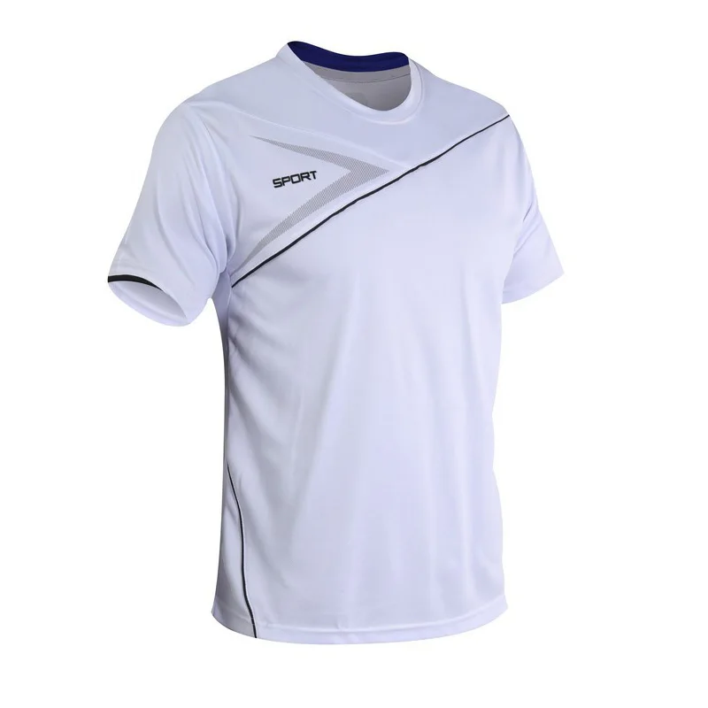 

2025new Summer men's quick drying plus size short sleeved fitness running moisture absorbing round neck T-shirt training fitness