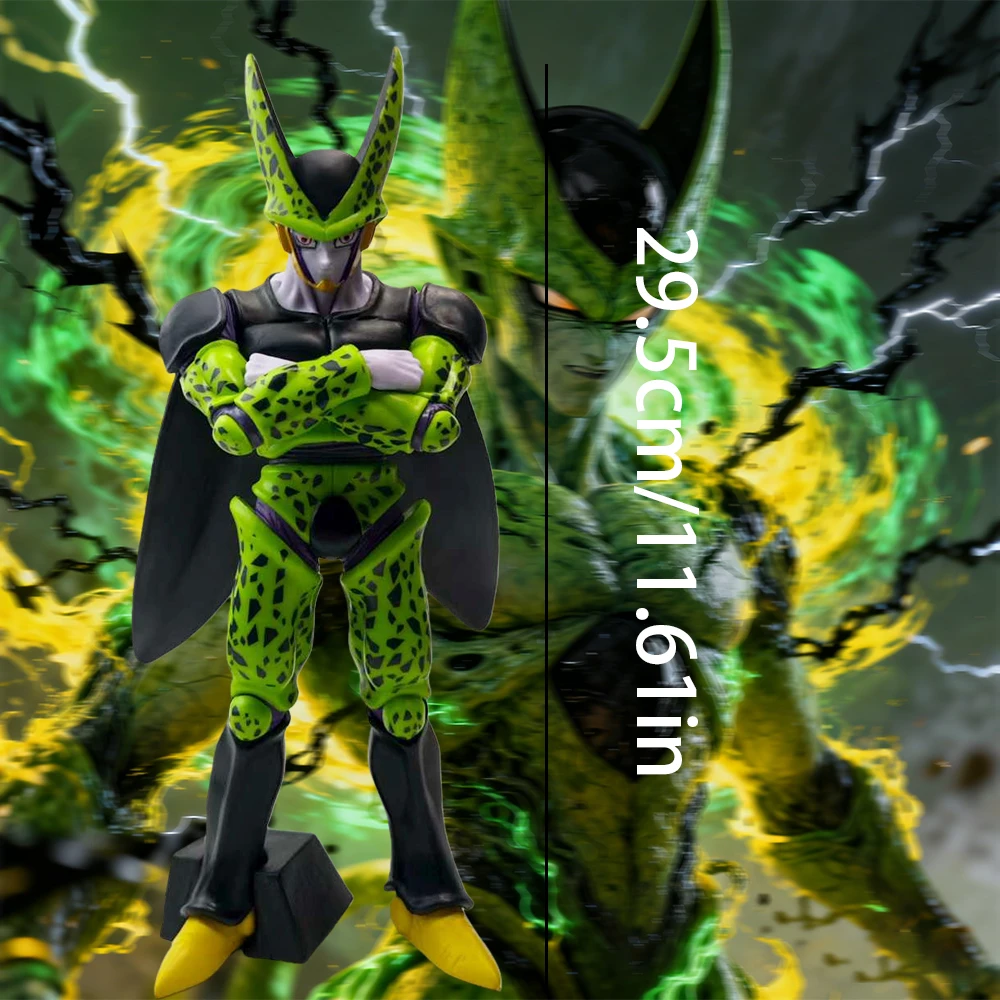 

Dragon Ball Z Cell аниме персонаж большой Sharu Ultimate стиль DBZ Super Saiyan экшн-персонаж ПВХ персонаж модель подарок