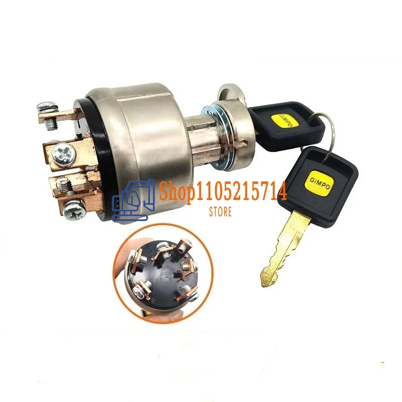 

Запорная головка переключателя зажигания экскаватора Doosan для моделей 55/60/150/220/225-7-9, часть тяжелого оборудования