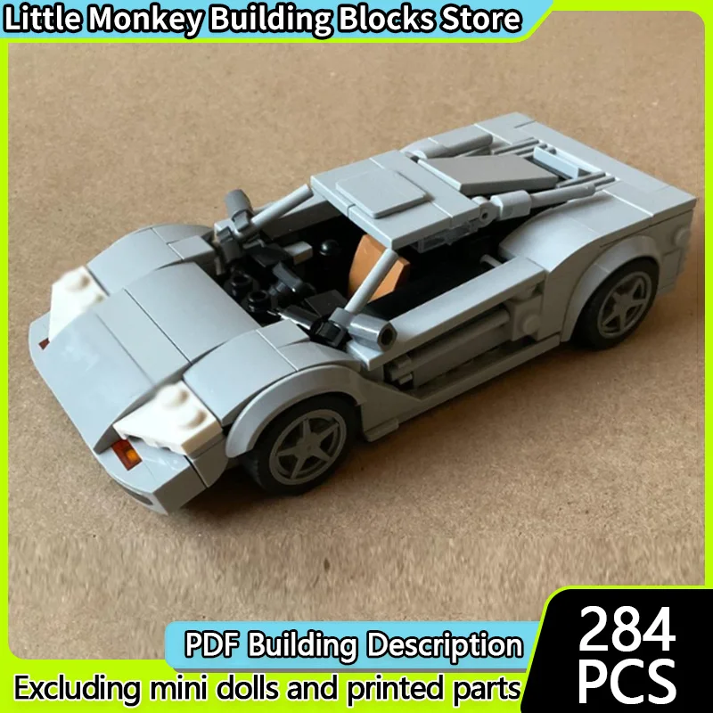 

Модель скоростного гоночного автомобиля MOC, строительные кирпичи, формула гоночного автомобиля, модульная технология, детские праздничные подарки, сборные игрушки, костюм