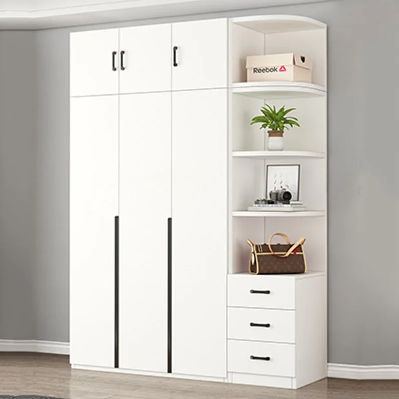 Nordic Storage Organizer Wardrobe Drawer Organizer Wooden Bedroom Wardrobe Hotel Sliding Doors Roupeiros Closets Armables