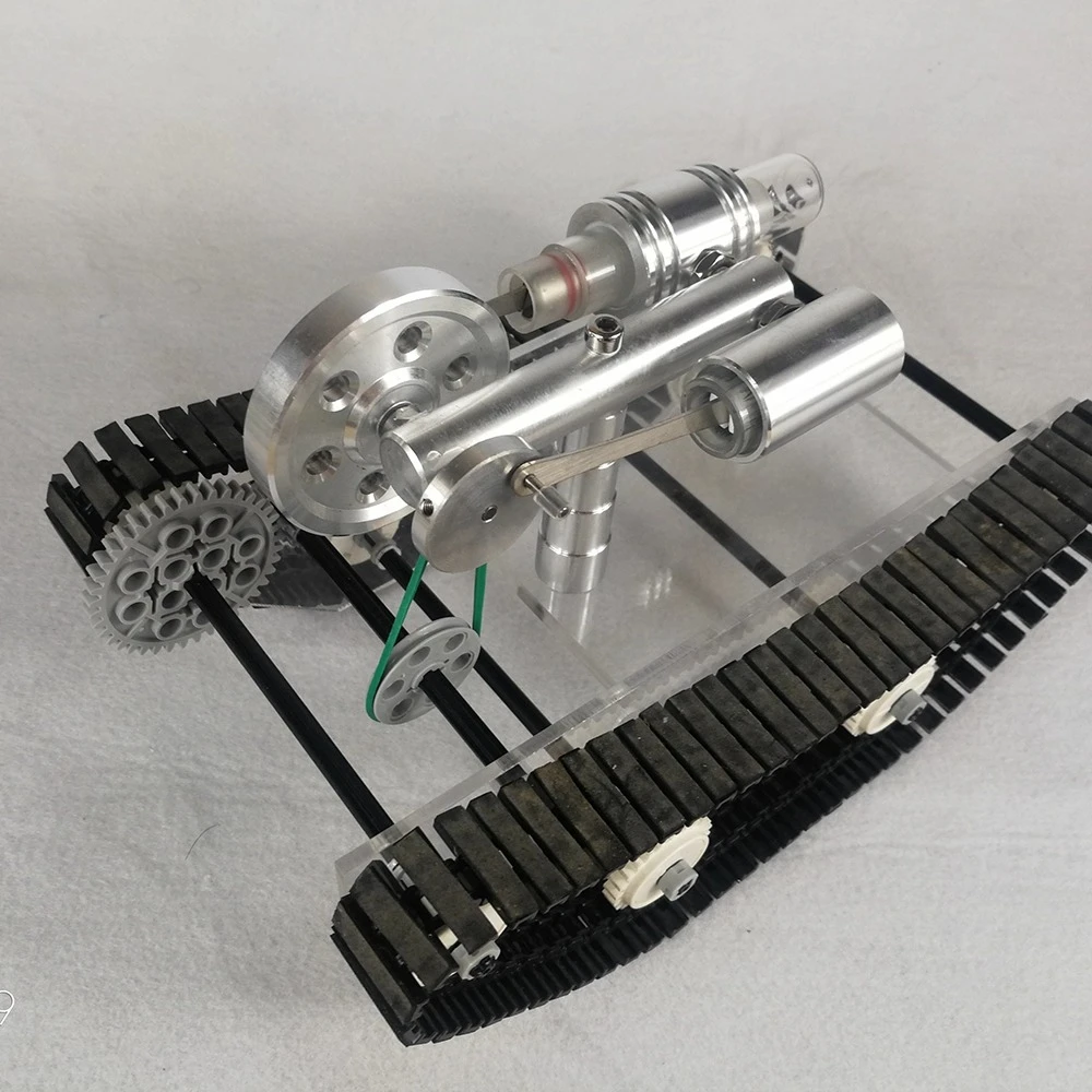

Stirling Engine Tank Model Metal Material External Combustion Engine Model Mechanical Physics Mini Engine Gift Toy