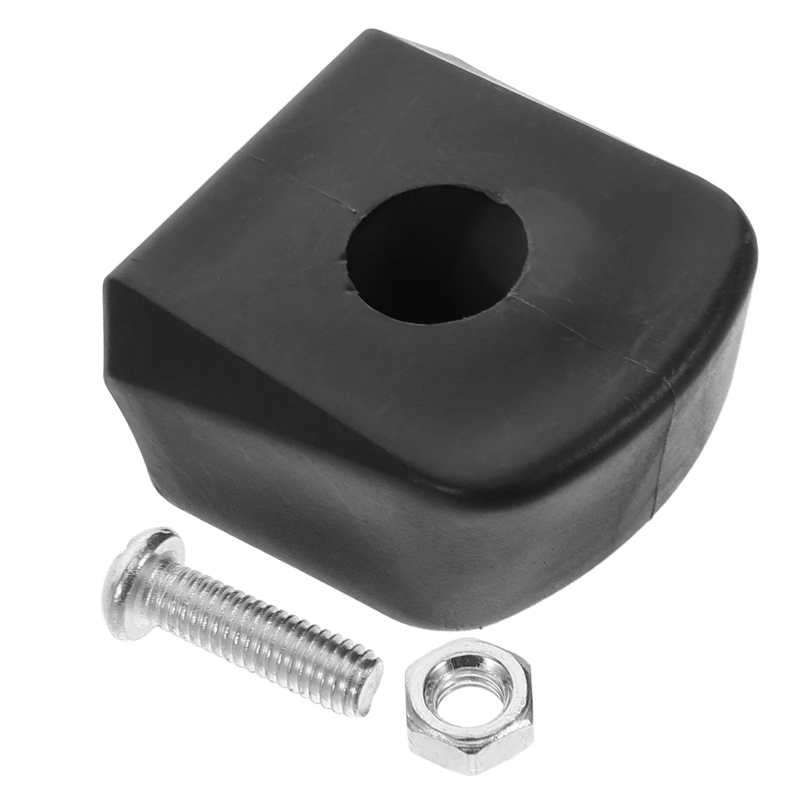 سدادات أصابع التزلج الدوارة المدمجة، مجموعة واحدة من فرامل التزلج الأمامية، كتلة فرامل متينة لتوقف الزلاجات الاحترافية