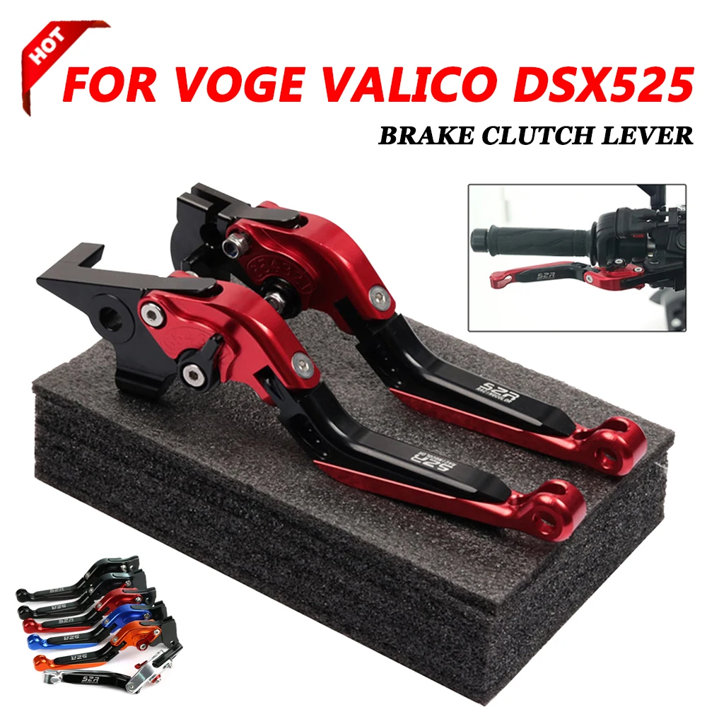 For VOGE Valico DSX525 525DSX DS525X DSX 525 DSX 2024 Motorcycle Accessories Adjustable Fold Brake Clutch Lever Handlebar Kit