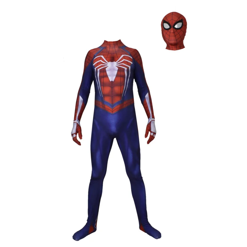 Halloween PS4 Game Spidercosplay Costume Boys Men  Bodysuit Zentai Full Body Suit Adult Kids Jumpsuit