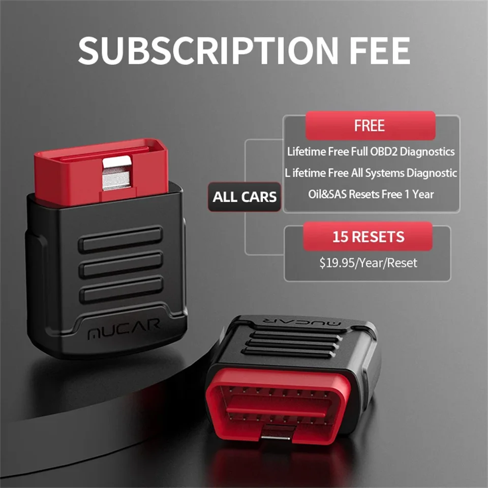 MUCAR BT200 OBD2-Scanner, vollständige Systemdiagnosetools, Öl-SAS-Reset, kostenloser Auto-Codeleser, funktioniert mit MUCAR-App auf iOS und Android – Detail 8
