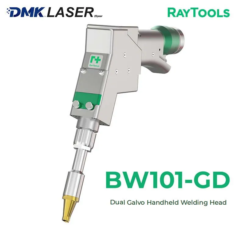 Raytools BW101-GD Dual Galvo Handheld Laser Welding Head 1000-2000W Laser Weld Machine Part 8 Graphics Wobble Welding BW101