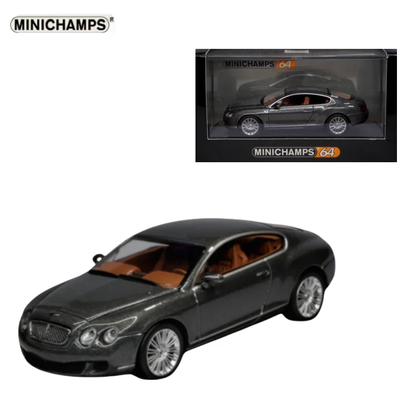 1/64 Bentley GT Continental Bentley alloy simulation static model, children's collection toys, for children's holiday gifts.