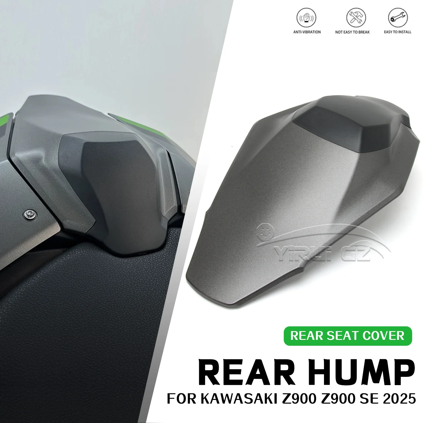 

Hump Accessories Seat Fairings Accessories Cover Rear Passenger Seat Tail Fairing Cowl Fits For Kawasaki Z900 Z900 Z900 SE 2025-