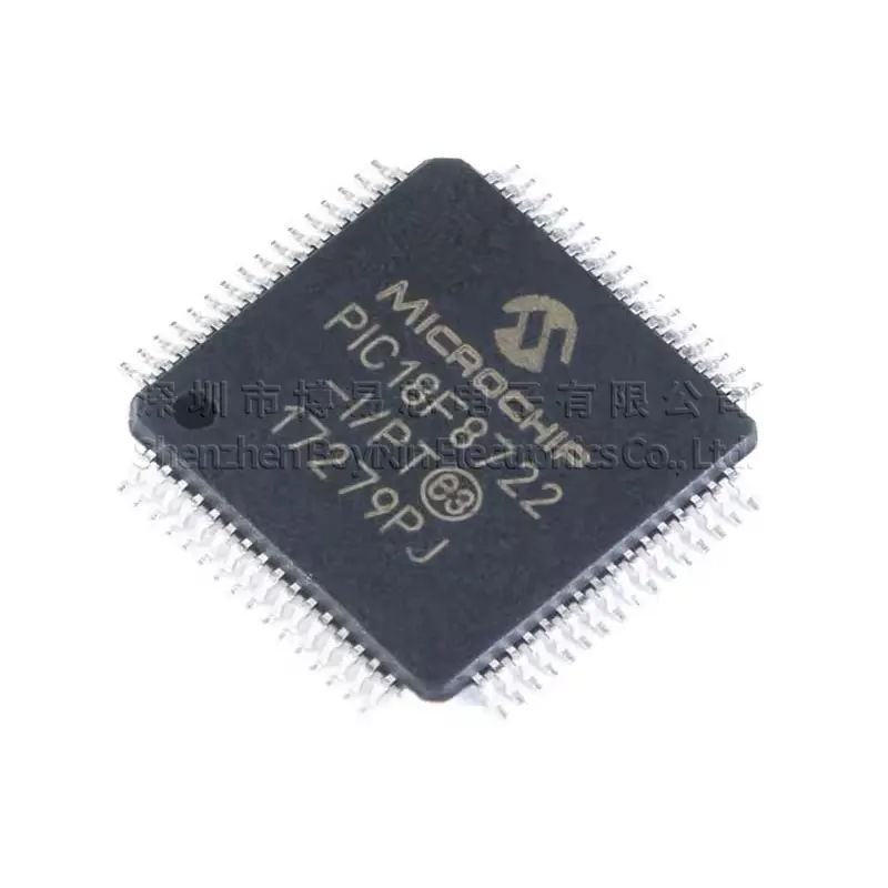 Imagem -02 - Microcontrolador Original Mcu Genuíno Pic18f8722-i pt Chip ic Capacidade de Armazenamento 128kb Capacidade Ram Total 3.8kb Tqfp80