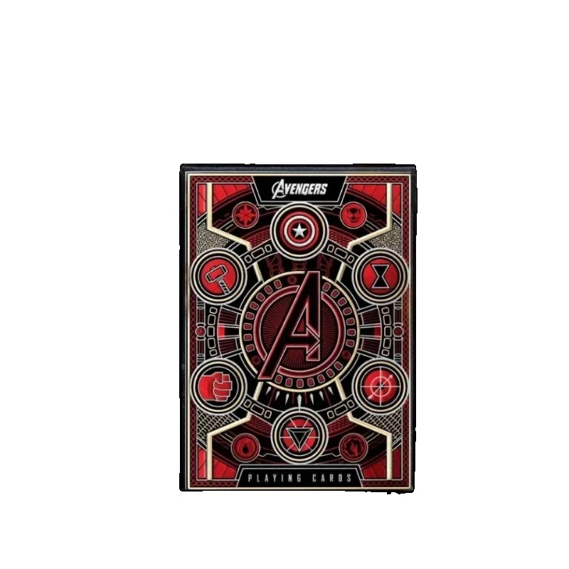 Marvel Student Dormitory Leisure and Entertainment Playing Cards The Avengers Creative Party Limited Flower Cut Card Gift