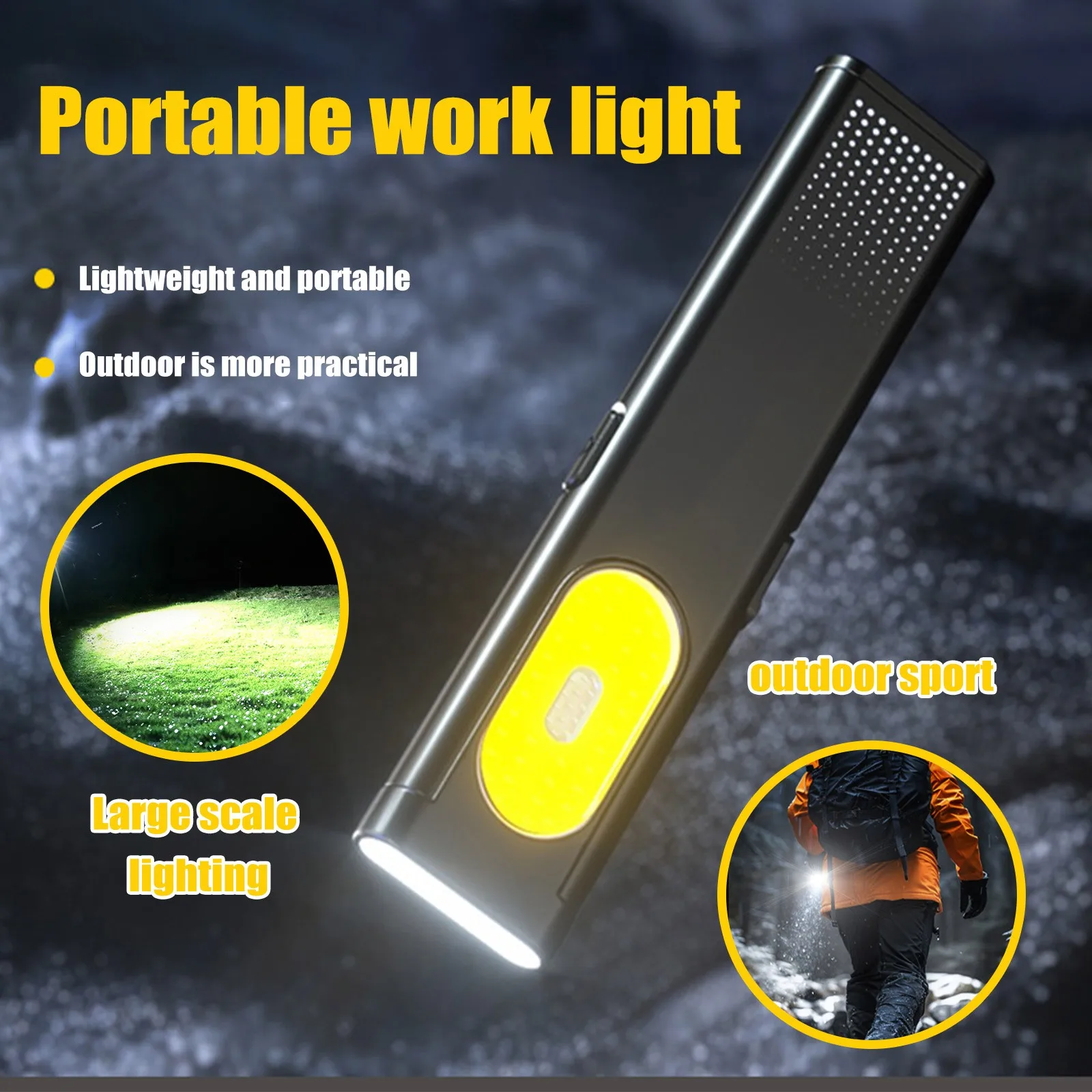 

Фонарик T7, сильный свет, перезаряжаемый супер яркий уличный небольшой портативный фонарик дальнего действия, сверхсильный светодиодный фонарик