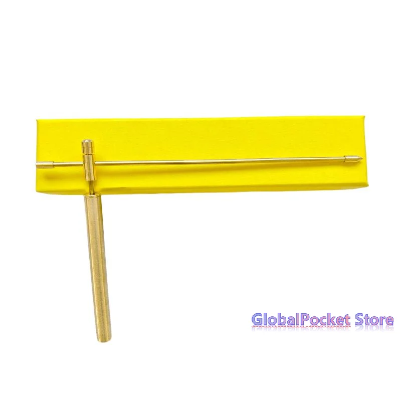 Brass Dowsing Rod With High Sensitivity And Storage Box Perfect For Water Divining Treasure Hunting Spiritual Energy Healing Use view 3
