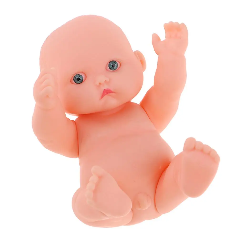 4.33インチの手作りリアルなフルビニール新生児リボーンドール男の子人形モデル