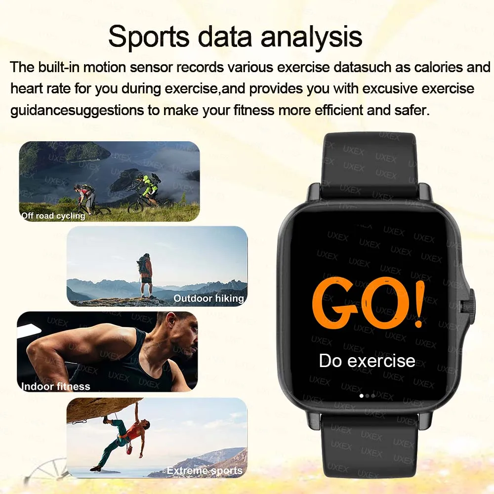 スポーツスマートウォッチ男性 1.83 インチ HD フルスクリーンサプライズギフト Bluetooth 通話ヘルストラッカースポーツ多機能腕時計ファッション