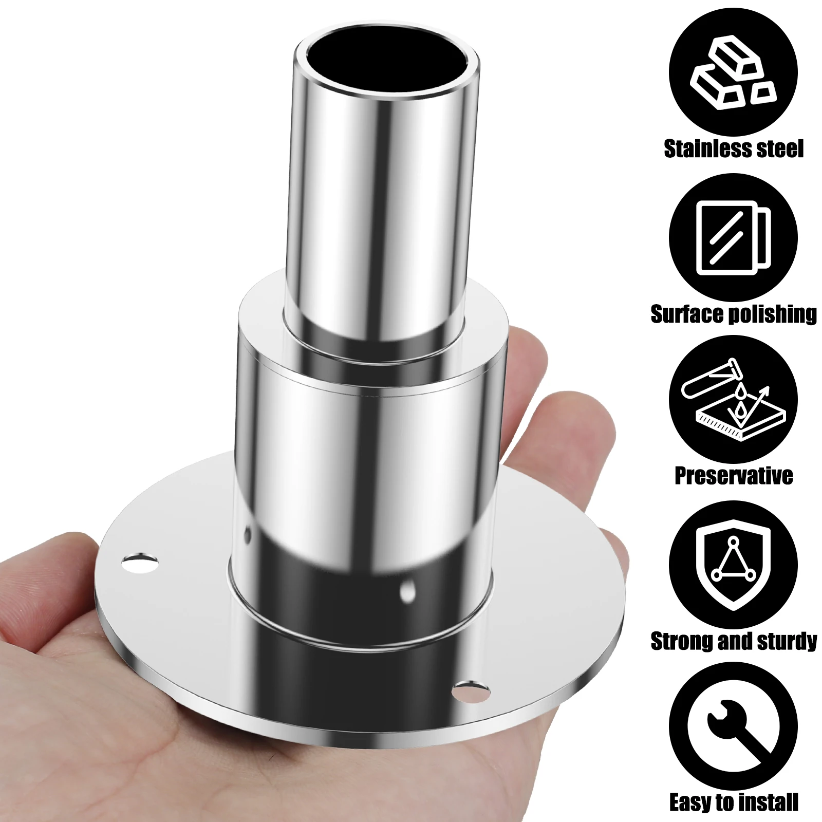 من خلال بدن العادم الجلد تركيب عدة الفولاذ المقاوم للصدأ سخان الديزل العادم الجلد المناسب 24 مللي متر أنبوب الأنابيب قطر المقبس مع المسمار #5