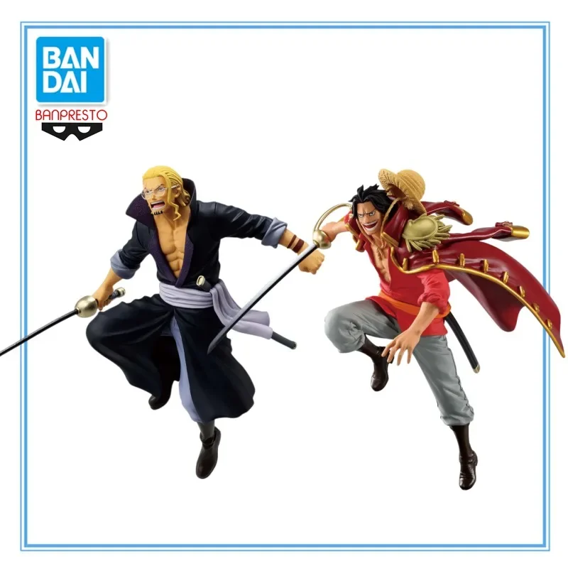 

Original Genuine BANDAI BANPRESTO One Piece BATTLE RECORD COLLECTION-GOL.D.ROGER Silvers Rayleigh PVC Anime Character Models Toy