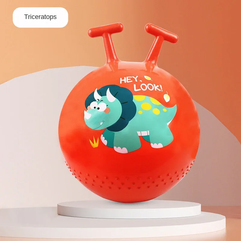 Balle à trémie de 45Cm pour enfants, balles de saut rebondissantes avec poignée, jouets gonflables à monter, jouets de sport pour garçons et filles, cadeau