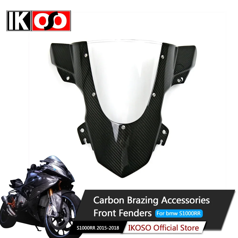 

IKOSO for Motorcycle Bmw S1000RR Latest Accessories Conversion Complete Carbon Fiber Exterior Parts Windshield 2015-2018