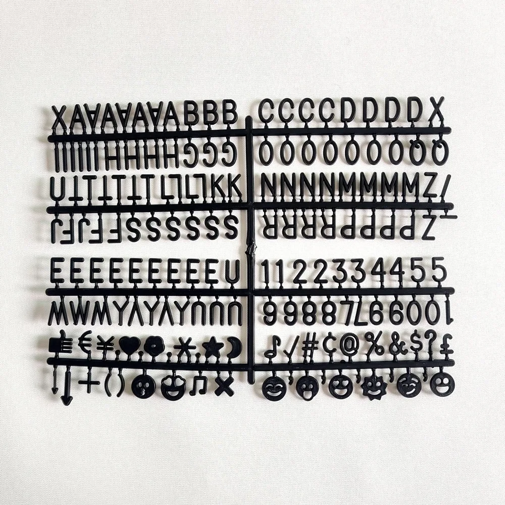 Durable Wooden Letter Message Board 10x10 Inch Changeable Symbols Felt Letter Board Home Decorations Blackboard Shop