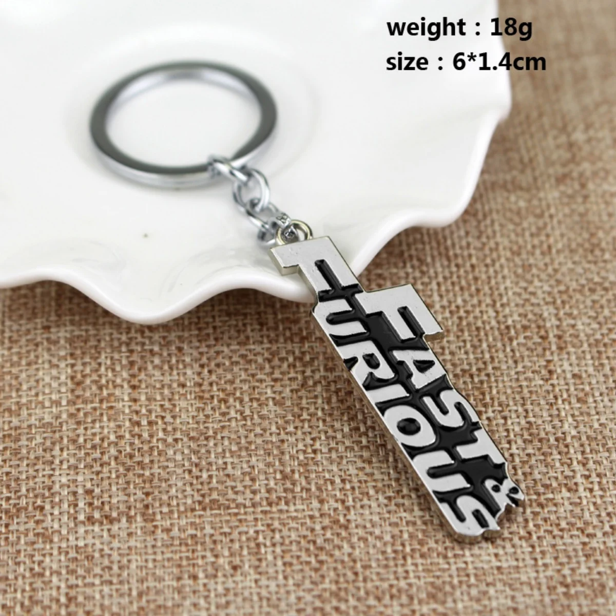 Fast and Furious Keychain Letter Text Pendent Metal Keyring Gift For Man Woman Chaveiro Accessory Jewelry Gift view 5