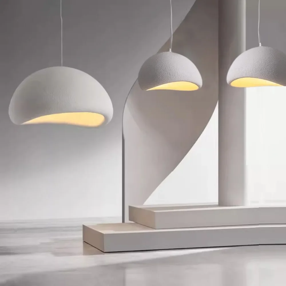 JOYINLED 30/40/50/60CM Modern Nordic Resin Pendant Light Minimalist Hanging Lamps Ceiling Chandeliers for Dining Living Room E27