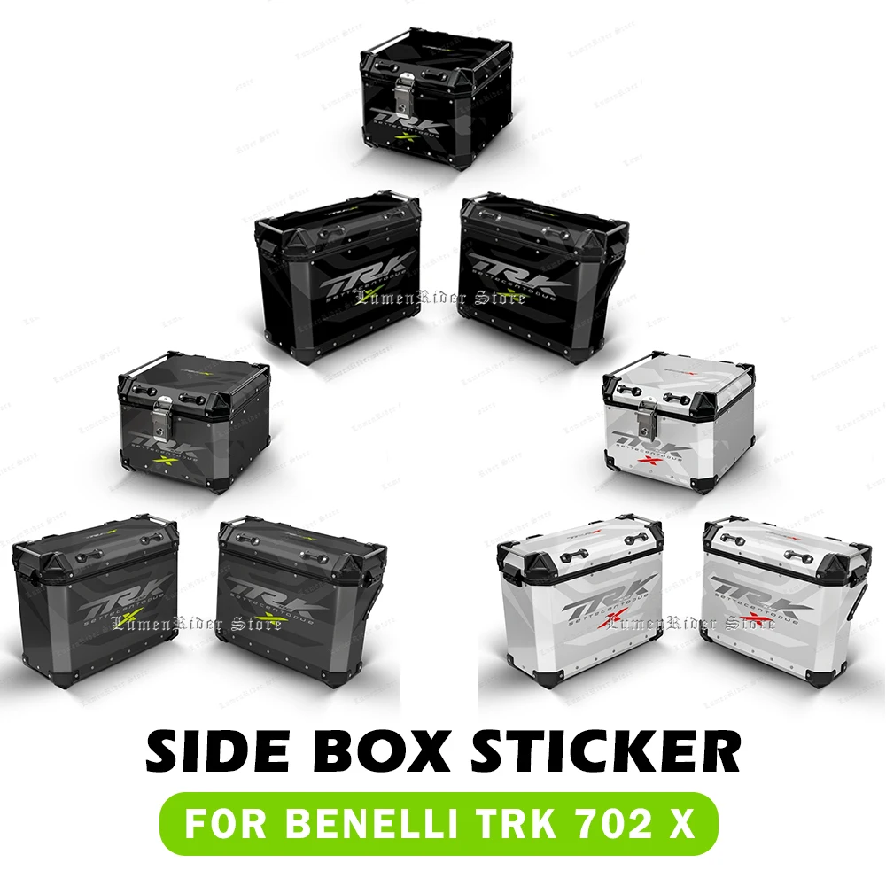 For Benelli TRK 702 X Motorcycle Vario Case Sticker Side Boxes Panniers Luggage Protection Decals