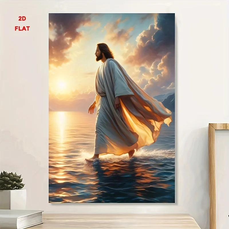 الرجال المعتقدات الدينية المشارك قماش جدار الفن لديكور المنزل ، ملصق جدار ديكور قماش يطبع لغرفة المعيشة غرفة نوم المطبخ O