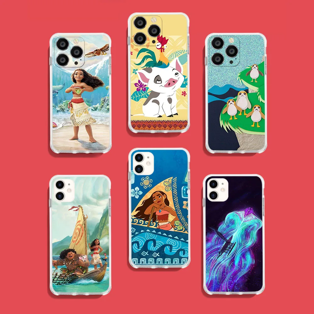 AK-30 Princess Moana Soft Case for Tecno Camon Spark Go 7 7P 7t Pro 8 8P 16 17 17P 8C 5 6 AIR