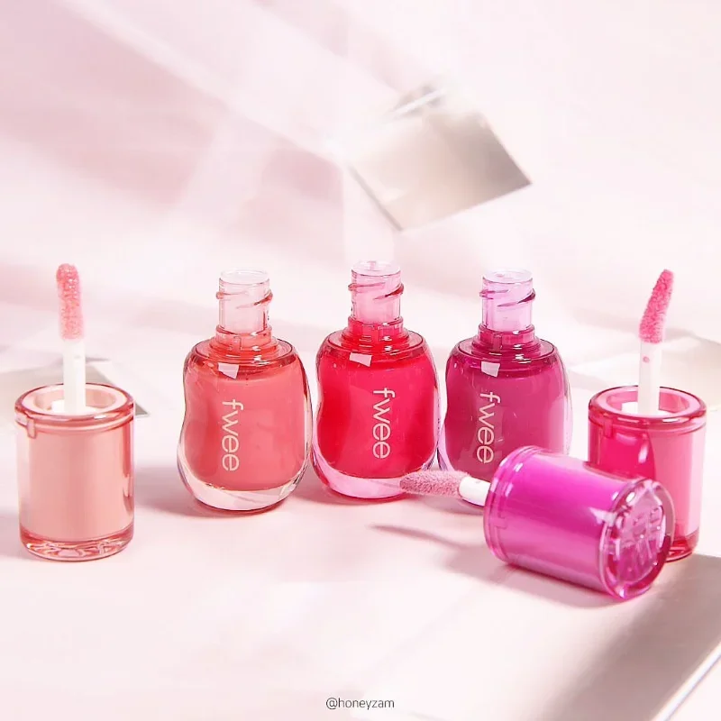 Korea Fwee 3D Voluming Gloss Aqua Lip Plumping Lip Glaze Watery Lipstick Long-lasting Nourishing Moisturizing Makeup Cosmetics