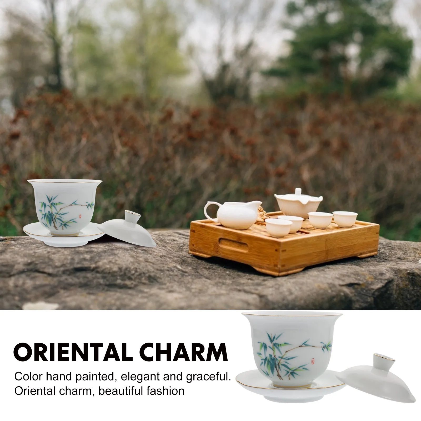 

1 комплект, керамическая чашка, гладкая чаша для заваривания чая, домашний отель, чайная комната, декоративный креативный подарок, изысканное время чая