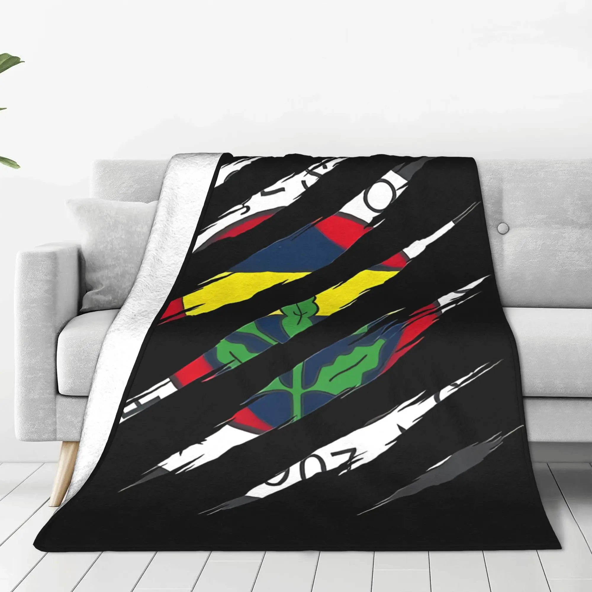 1PC Turkish Football Istanbul Turkey Fenerbahce Home Room Decorations Winter Blankets For Adults Bedding Home Interior Sofa Knee
