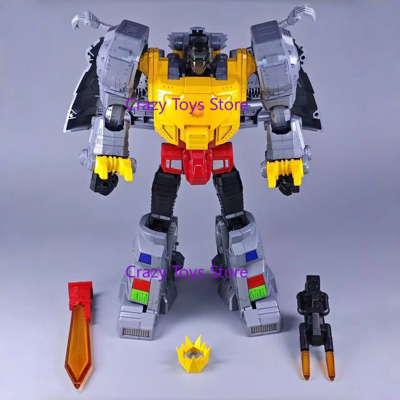 En stock Jouets déformables MP08 Grimlock MP-08 Version animée Version KO agrandie Figurine d'action Jouet de collection Cadeau en stock