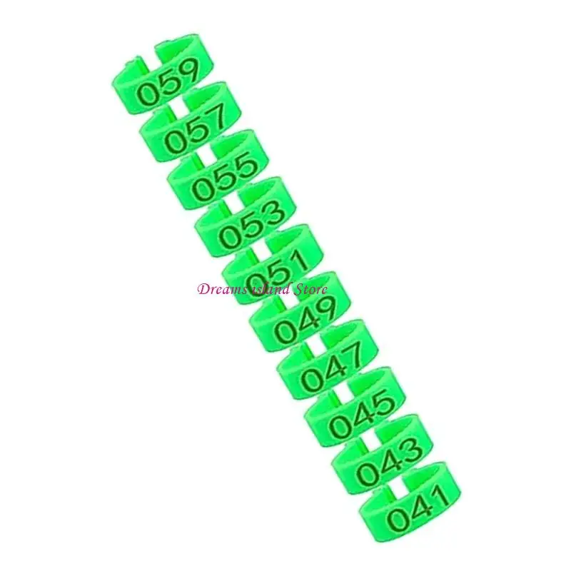 Identificação reutilizável 100pcs