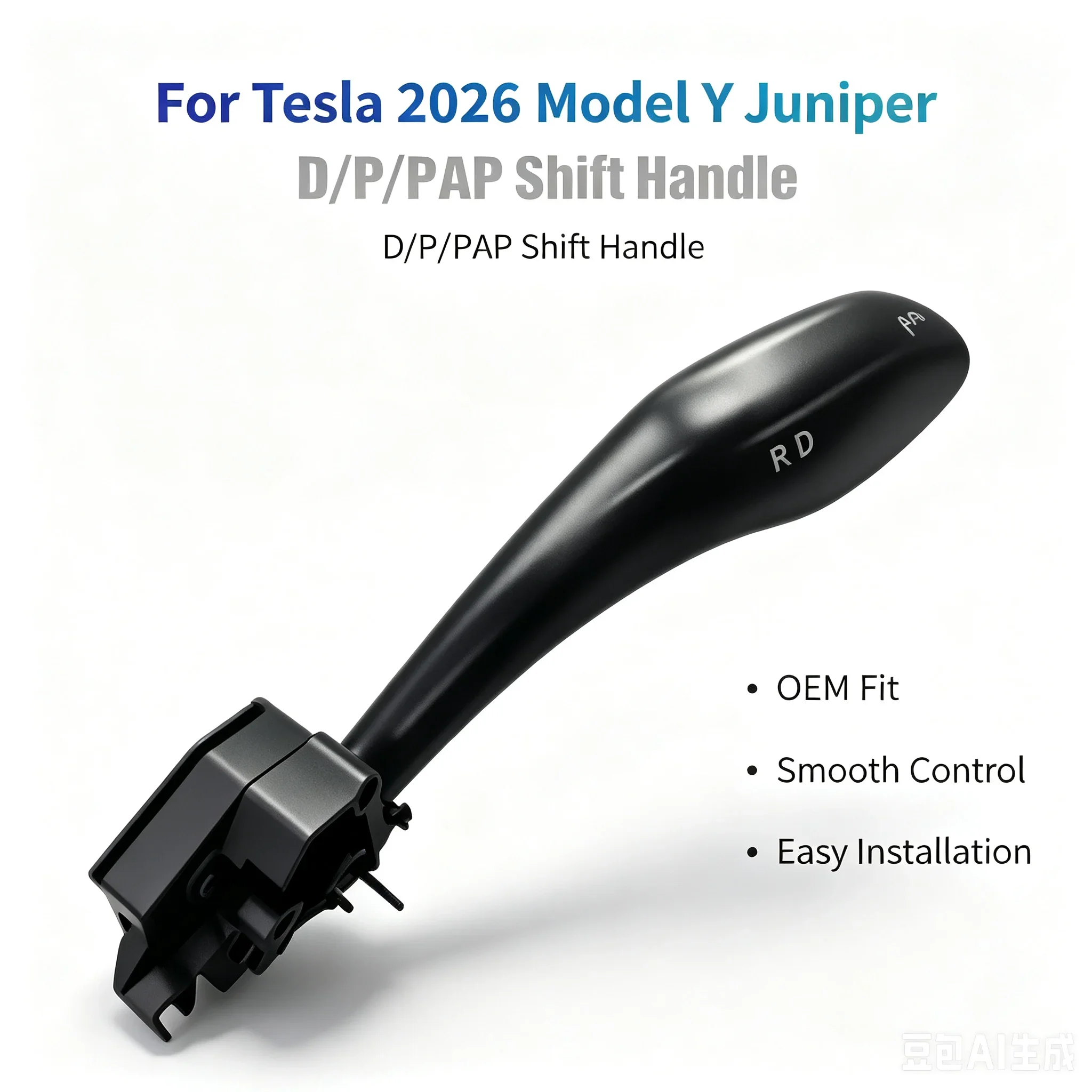 Physical Gear Lever For Tesla 2026 Model 3 Gear Selector D R P Switch Autopilot Indicator Knob 3 Accessories