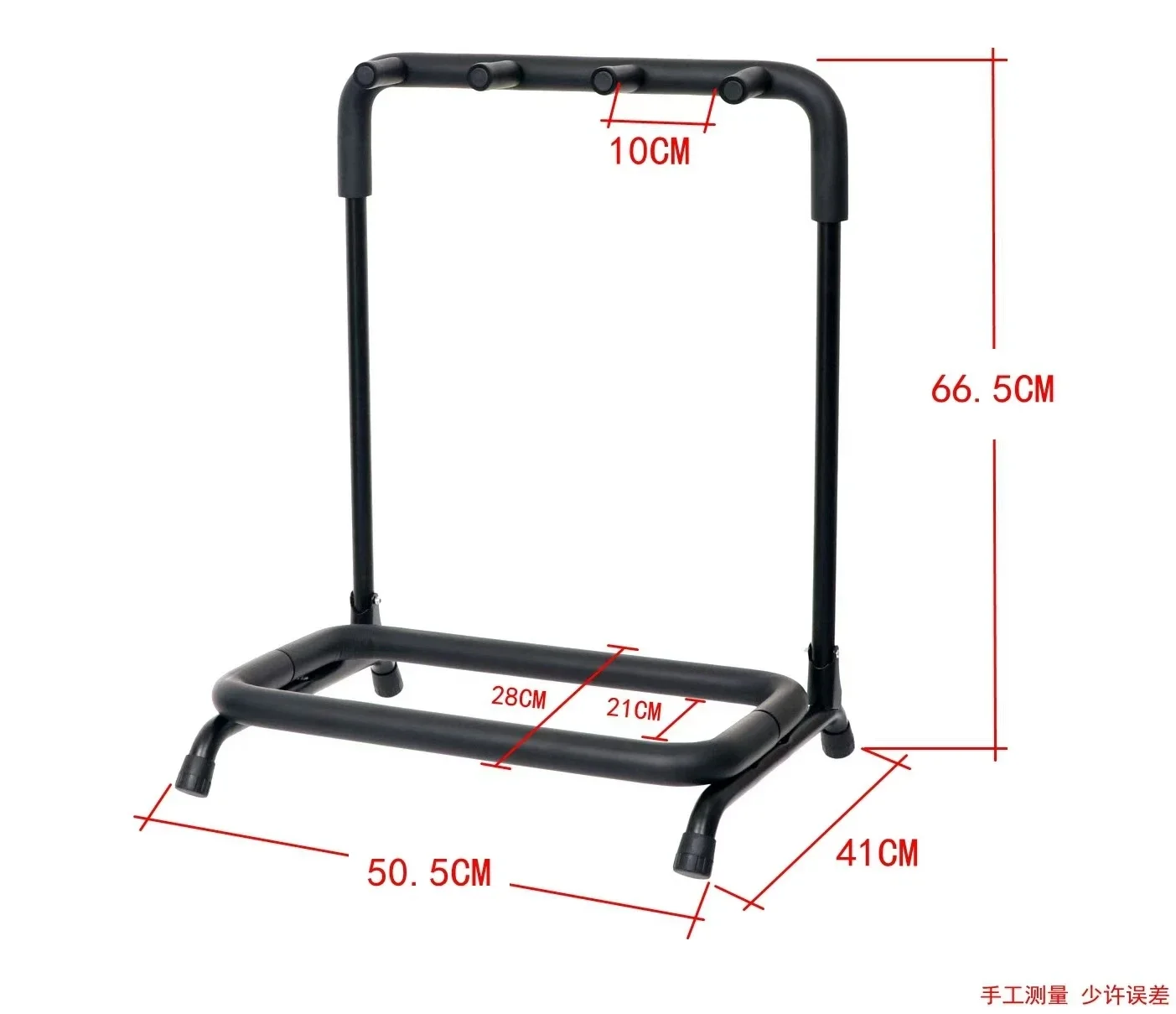 Multi Guitar Stand Rack , Folding 5 Holder Guitar Display Rack Hangers, Portable Floor Guitar Rack with Padded Foam