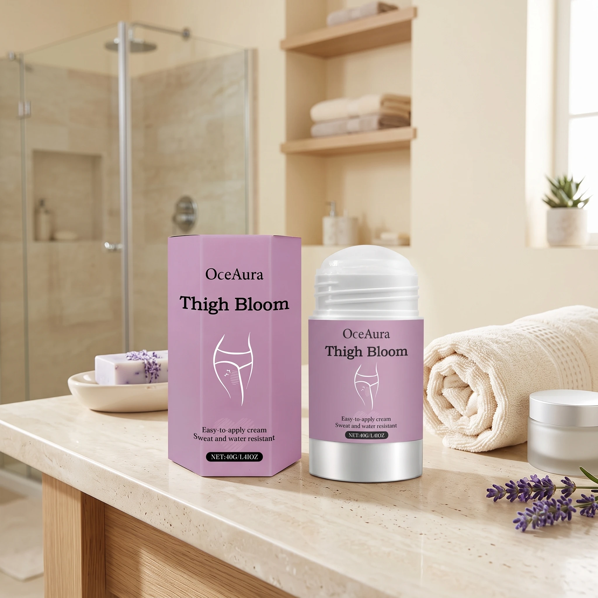 Thigh Anti-Friction Stick Sweat Waterproof Inner Thigh Friction Prevention Balm Relieve Friction Red Raw Skin Daily Walking Care