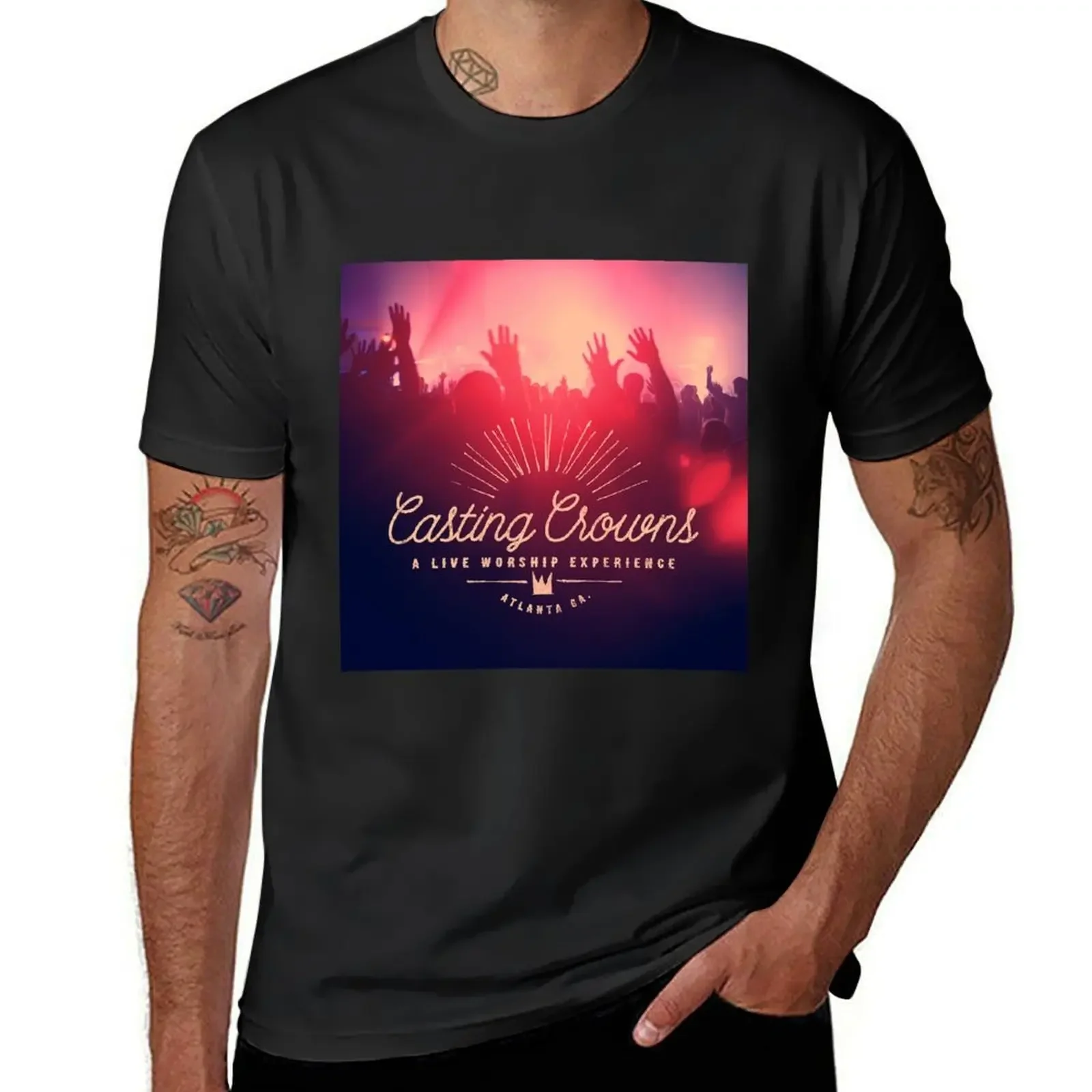 Casting Crowns a live worship experience T-Shirt anime stuff luxury designer mens clothes