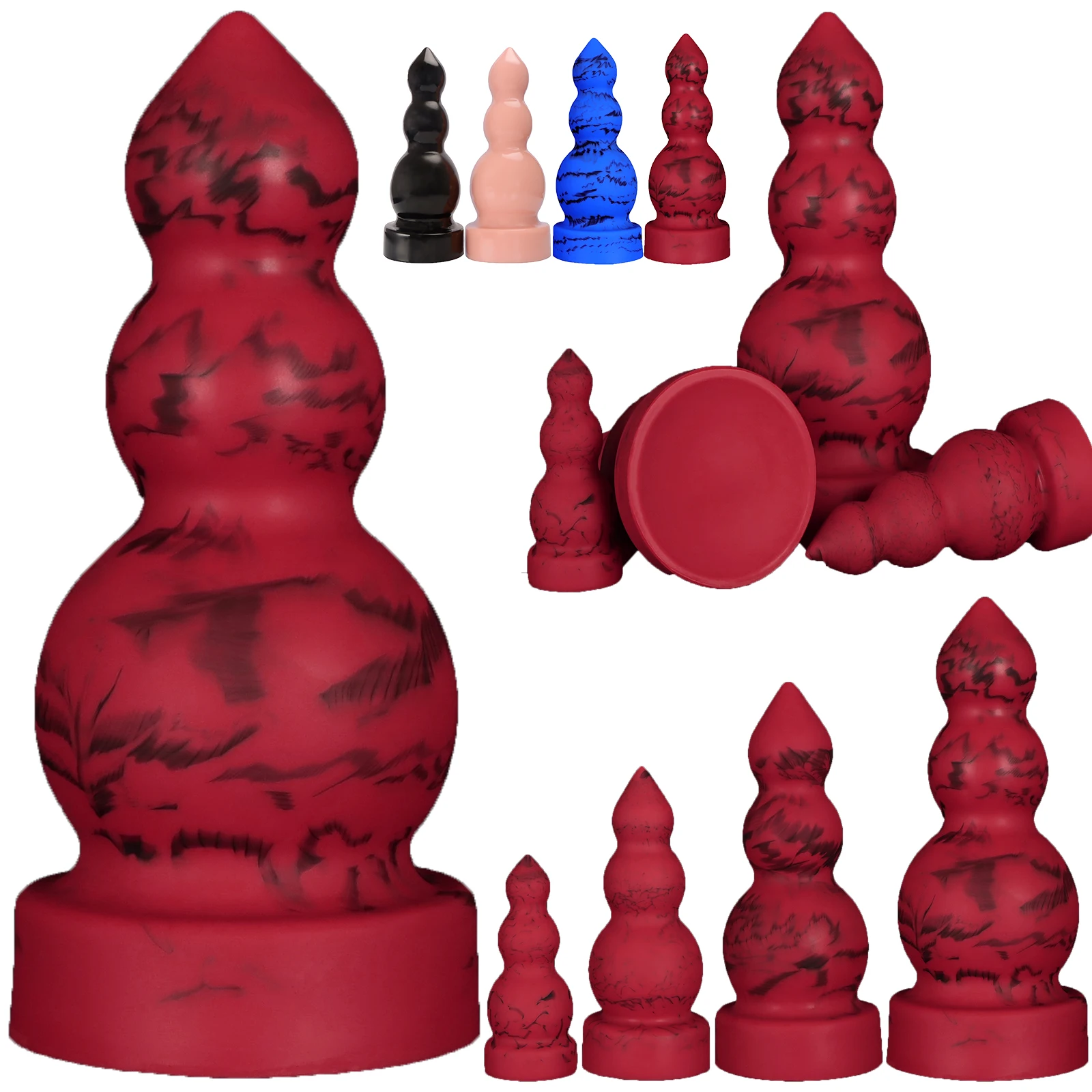 Huge Fantasy Knot Anal Plug Adult Sex Toys Super Big Anal Butt Plug For Women Men Gay Big Anal Dildos Dilator Training Expansion