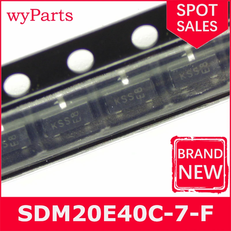 

New/1Pcs SDM20E40C-7-F SC-59-3 Schottky Diodes & Rectifiers 400MW 40V